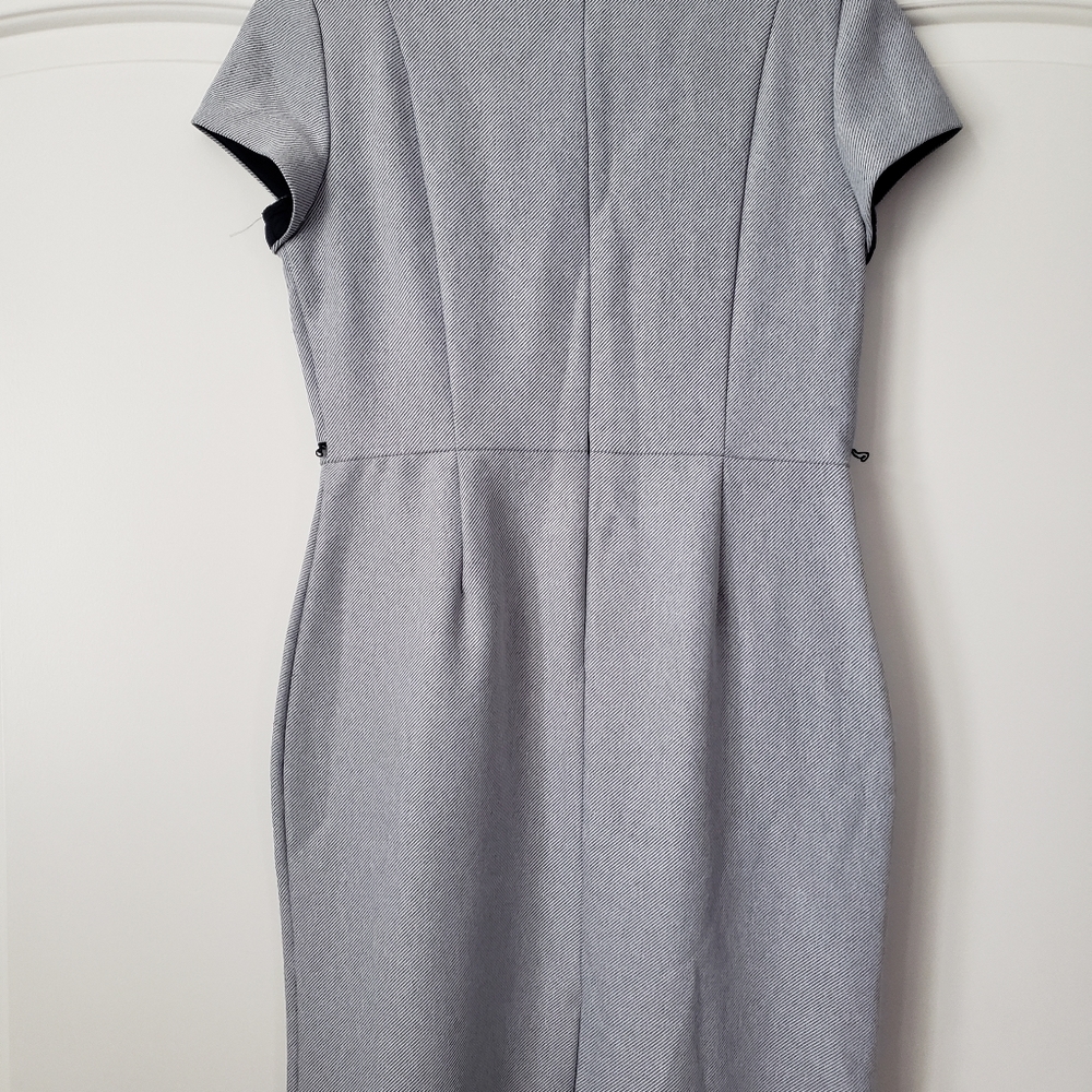 Navy & White Flap Dress - Picture 5 of 5